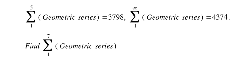 Sigma notation 1