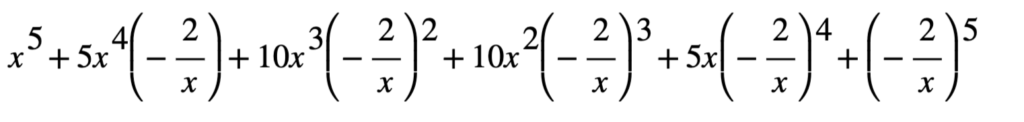 Expanding binomial expressions 3