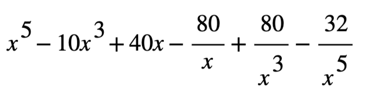 Expanding binomial expressions 4