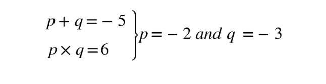 Solving quadratic equations by factorisation