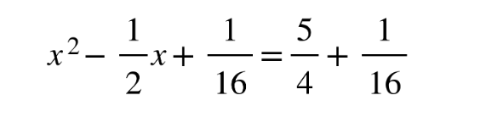 Find the vertex by completing the square 4