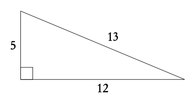 Right-angle triangles