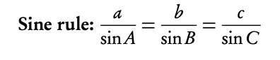 Non-right angle triangles