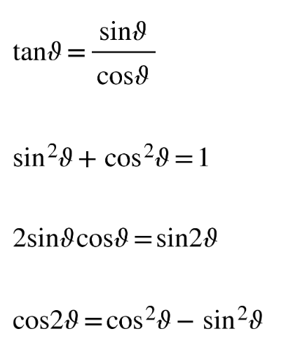 Trigonometric identity