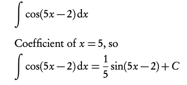 Integration with an internal function