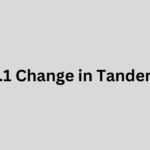 1.1 Change in Tandem