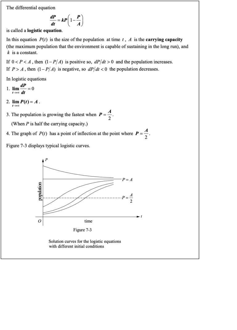 Logistic Equations | RivisionTown