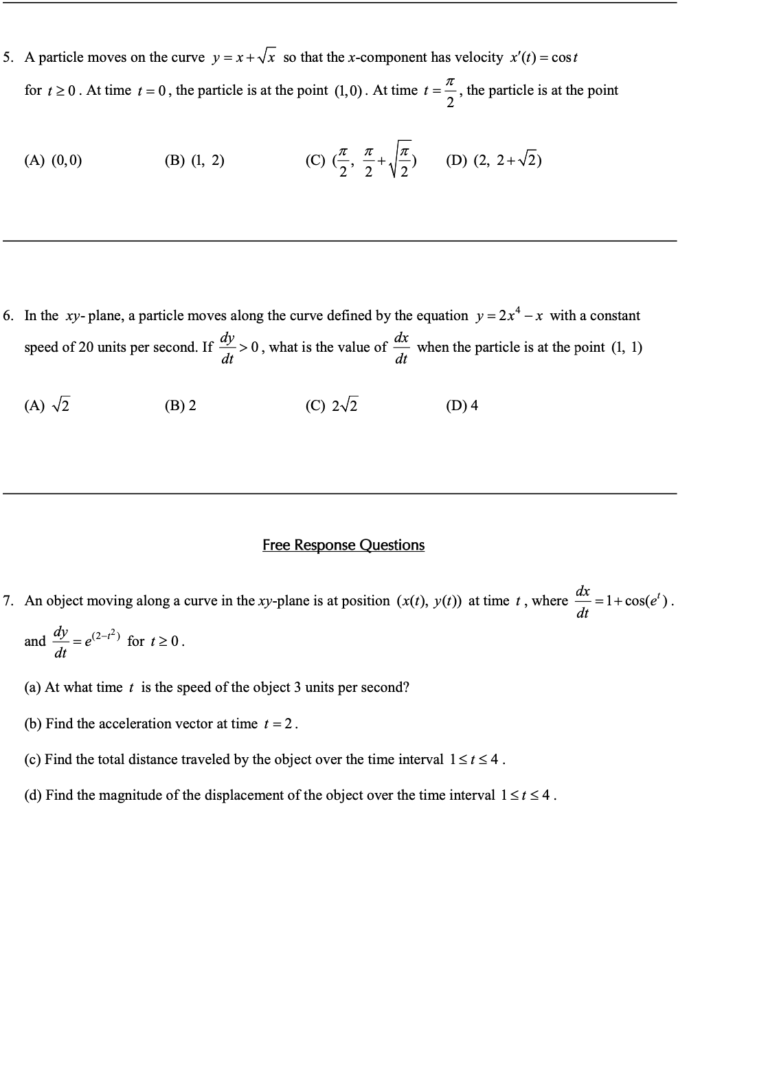 Vector valued Functions - Top Study Guide | RevisionTown