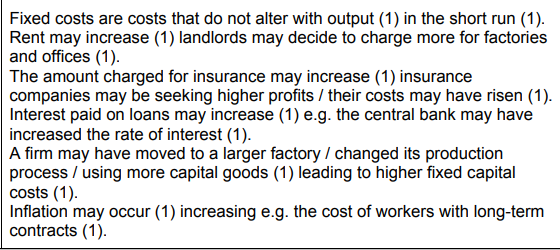 Economics Notes Section B questions