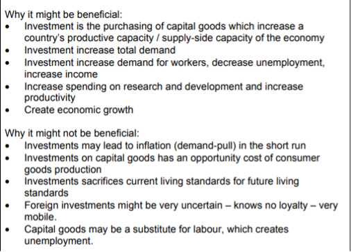 Economics Notes Section B questions