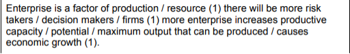 Economics Notes Section B questions