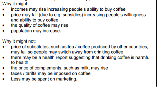 Economics Notes Section B questions