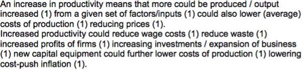 Economics Notes Section B questions