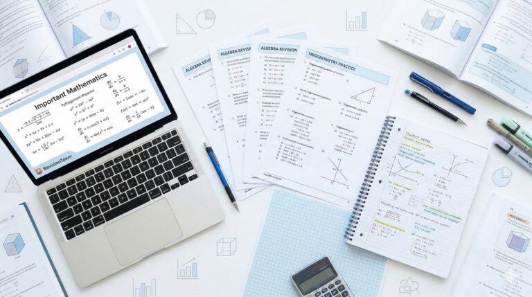 Mathematics worksheets and revision notes for MYP Grade 9, MYP Grade 10, and DP Mathematics SL students from RevisionTown educational blog.