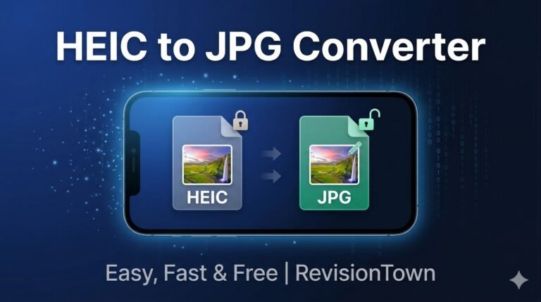 HEIC to JPG converter: Easily convert HEIC images to JPEG format for WordPress | RevisionTown tool