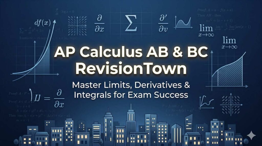 AP Calculus AB & BC – RevisionTown