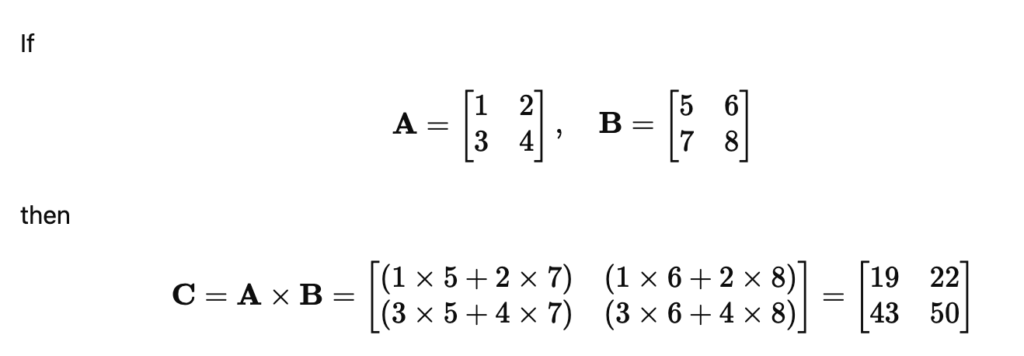 what does product mean in math