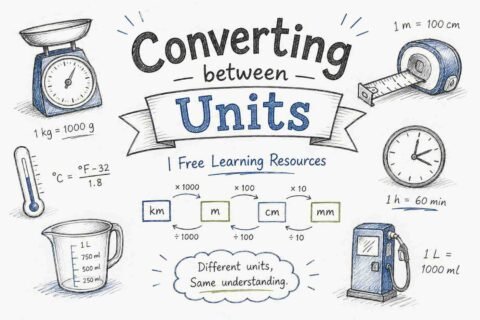 Unit conversion guide with free learning resources on RevisionTown blog