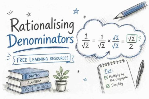 Rationalising denominators explained with examples and formulas for students – free math learning resource by RevisionTown
