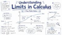 Understanding limits in calculus graph showing function approaching a limit point with visual explanation