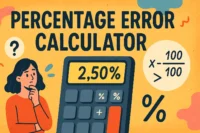 Percentage Error Calculator