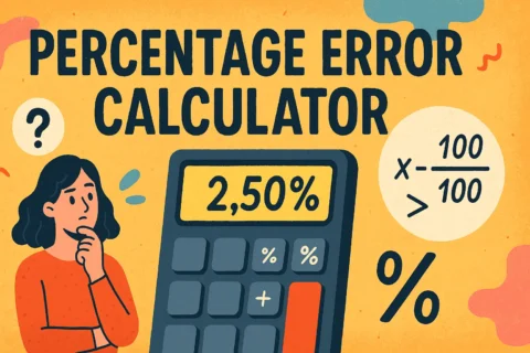 Percentage Error Calculator