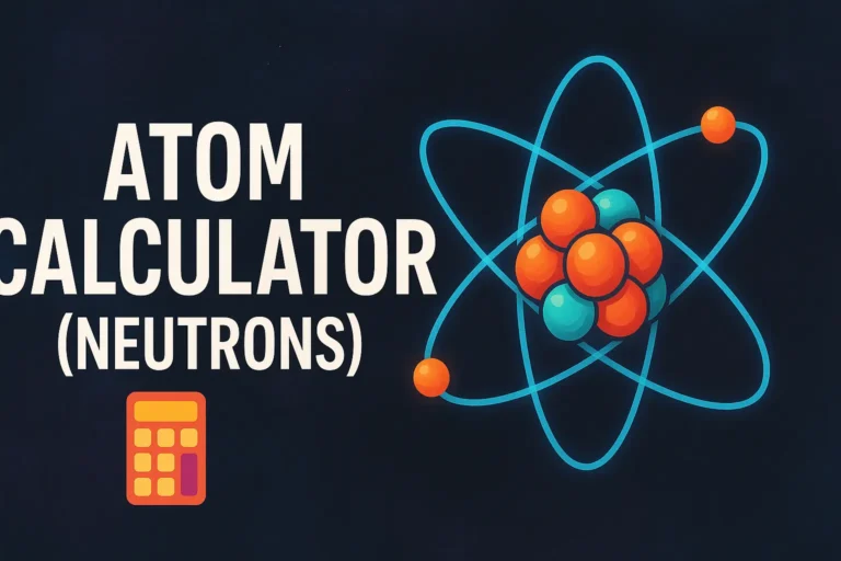 Atom Calculator (neutrons)