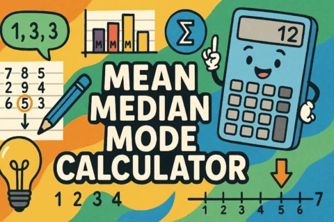 Mean Median Mode Calculator