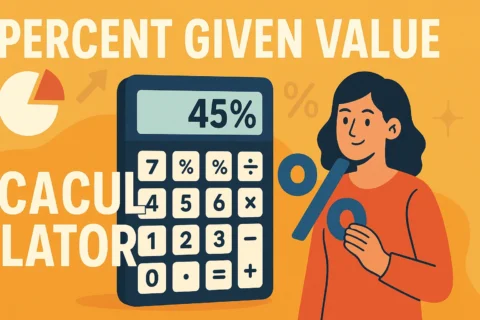 Percent Given Value Calculator