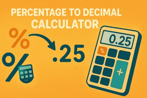 Percentage to Decimal Calculator