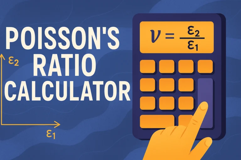 Poisson's Ratio Calculator