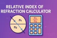 Relative Index of Refraction Calculator