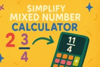 Simplify Mixed Number Calculator