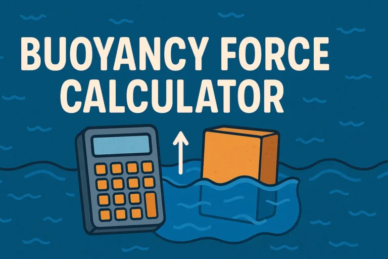 Buoyancy Force Calculator