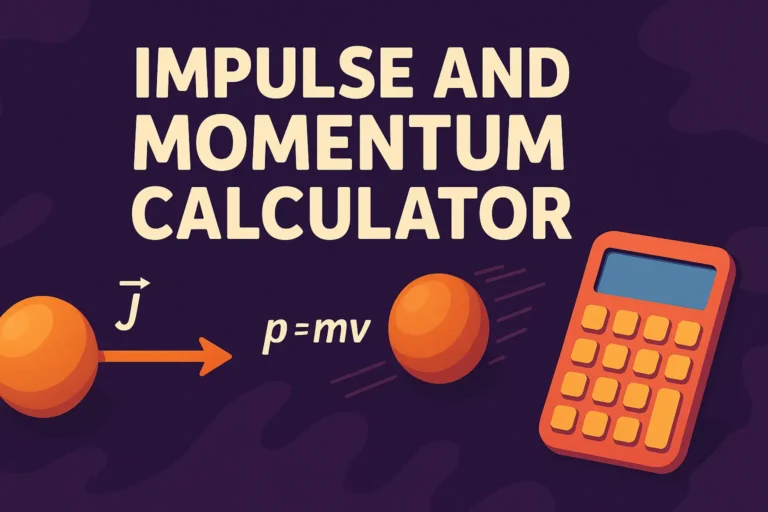 Impulse and Momentum Calculator