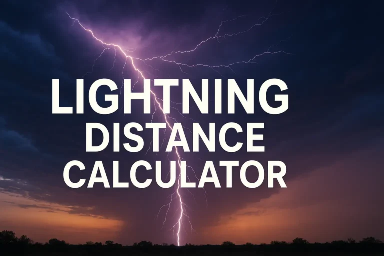 Lightning Distance Calculator