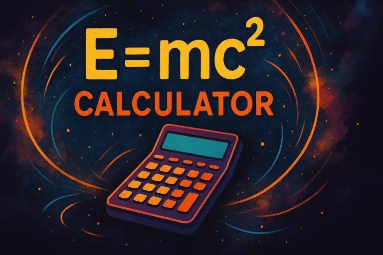 E = mc² Calculator
