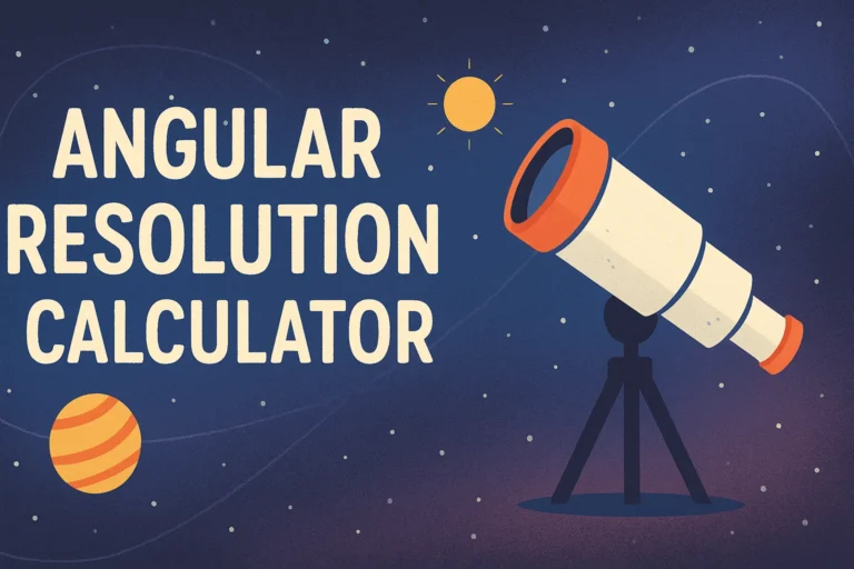 Angular Resolution Calculator