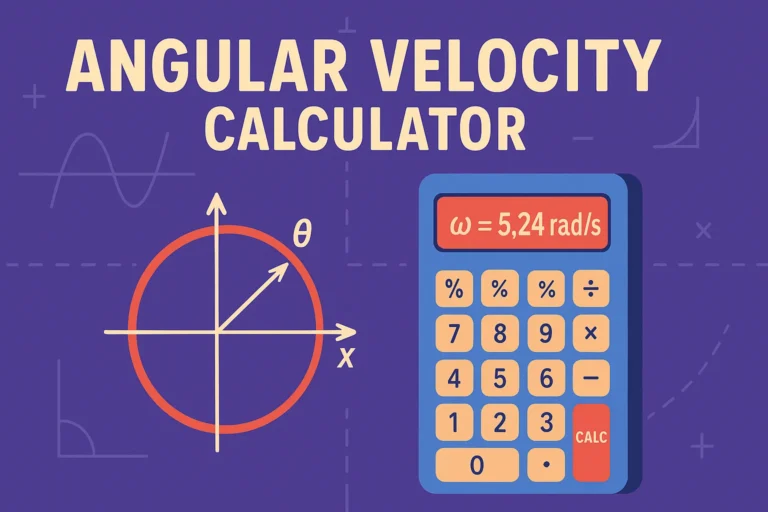 Angular Velocity Calculator