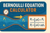 Bernoulli Equation Calculator