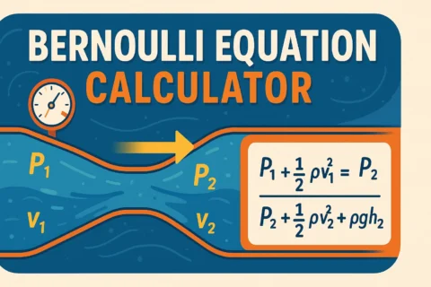 Bernoulli Equation Calculator