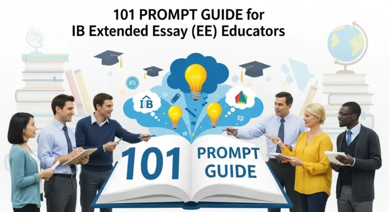 101 Prompt Guide for IB Extended Essay (EE) Educators