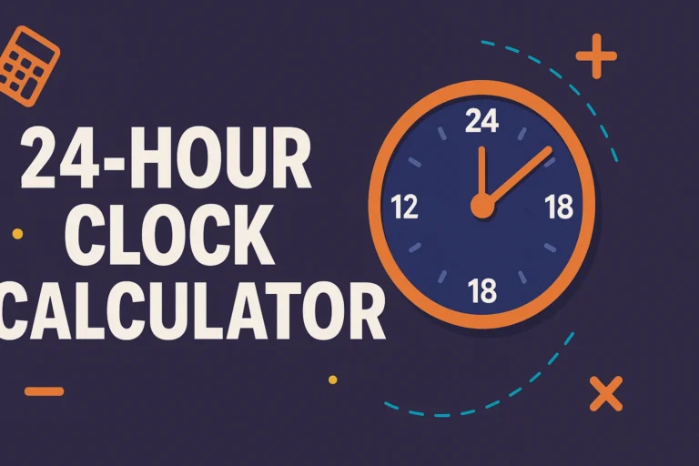 24-Hours Clock Calculator