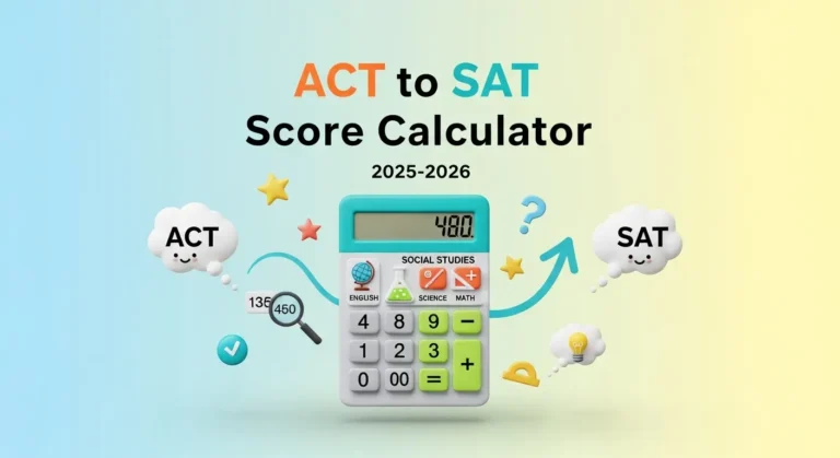 ACT to SAT Score Converter (2025 Update)