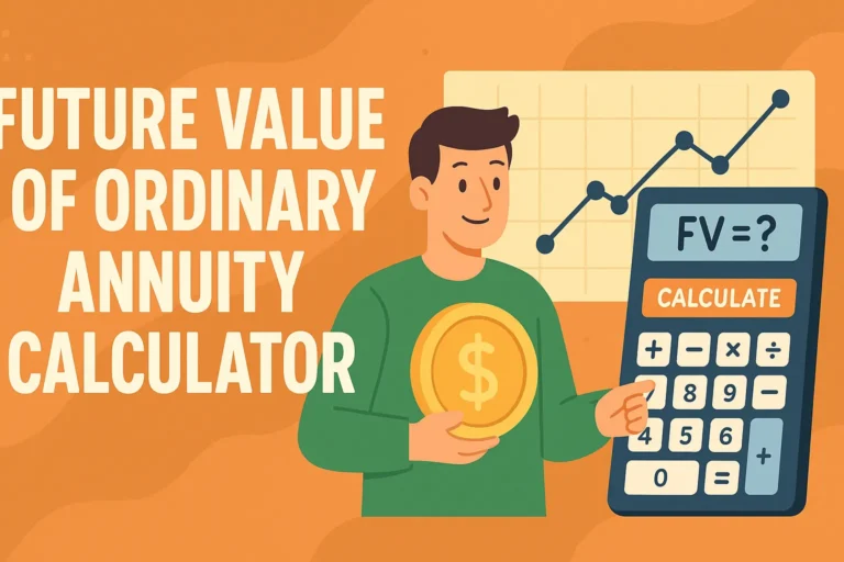 Future Value of Ordinary Annuity Calculator