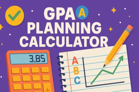 GPA Planning Calculator