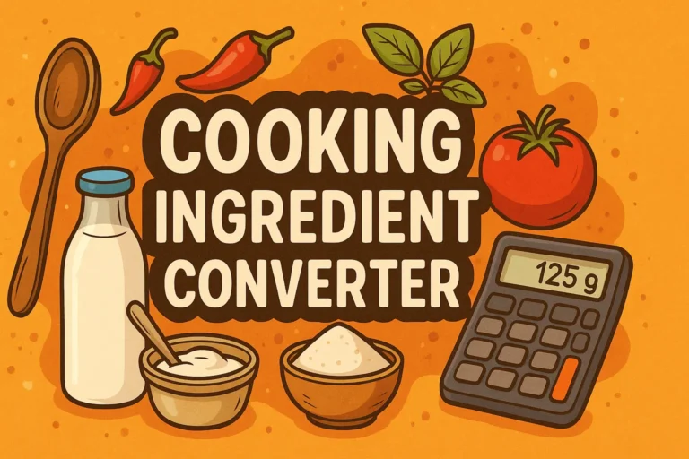 Cooking Ingredient Converter