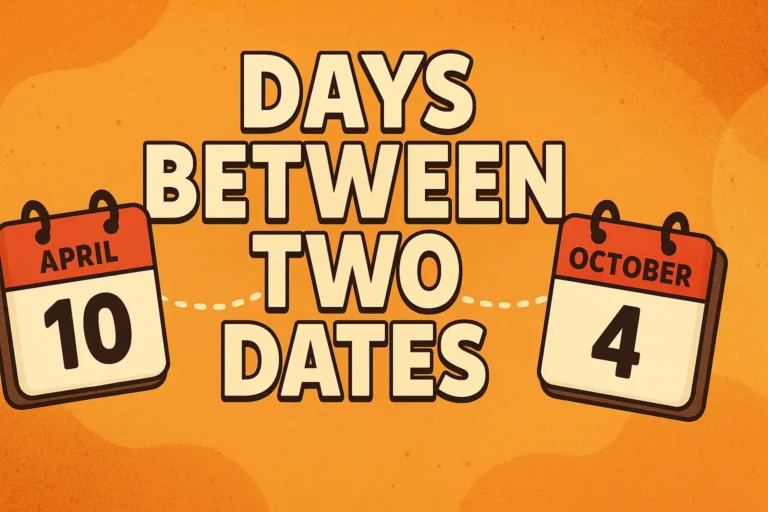 Days Between Two Dates