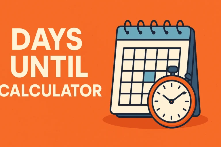 Days Until Calculator