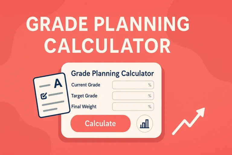 Grade Planning Calculator